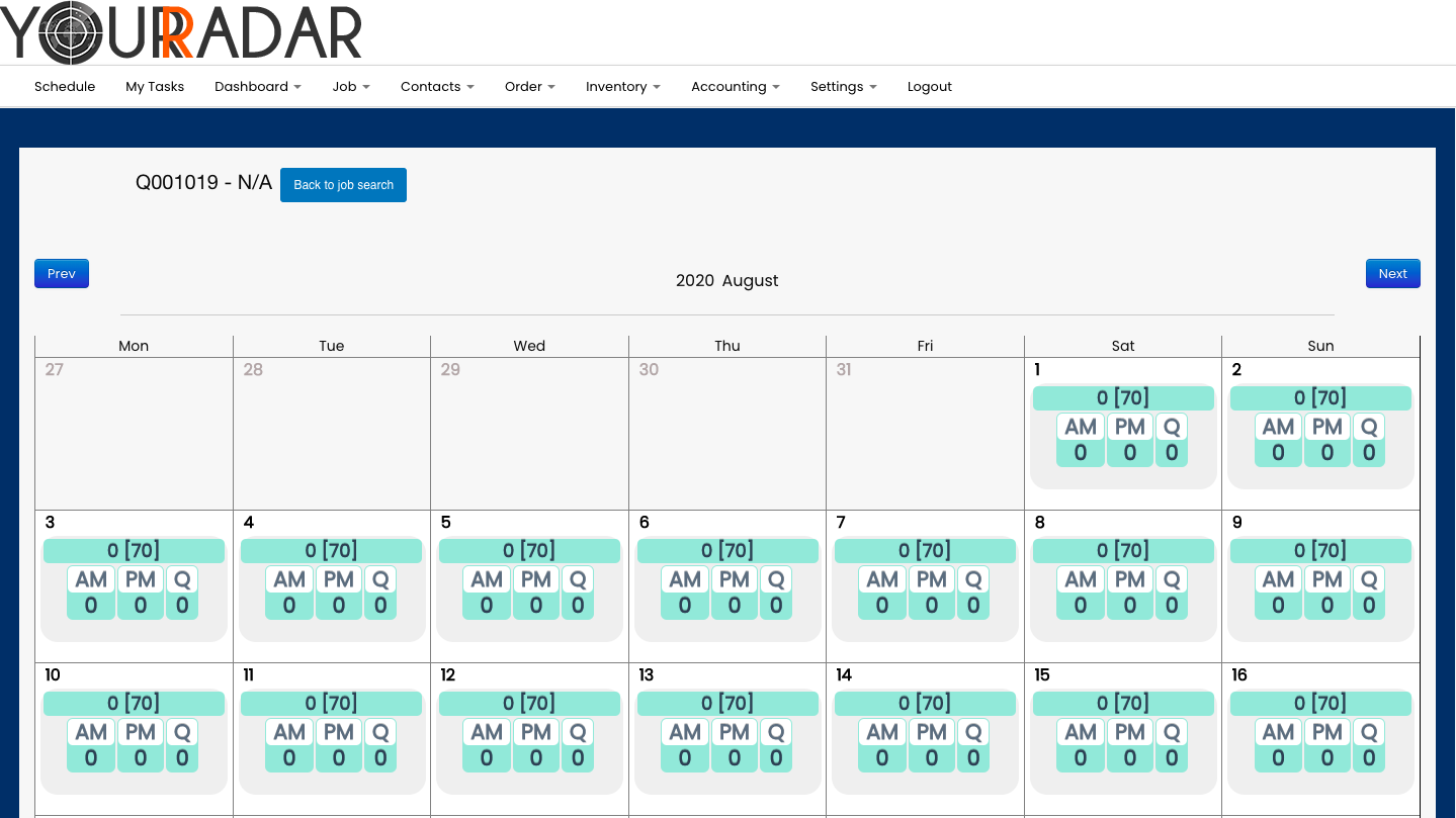 Site Visit Scheduler